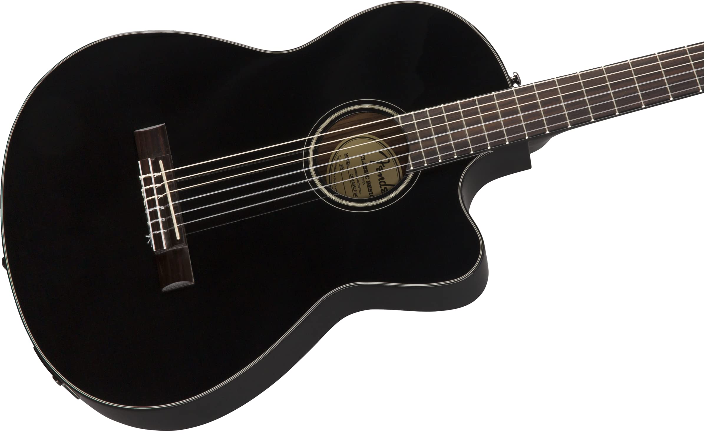 Amazon | Fender エレキアコースティックギター CN-140SCE, Black